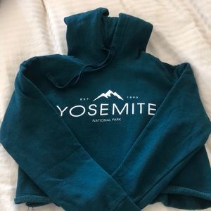 Cotton on cropped hoodie XS